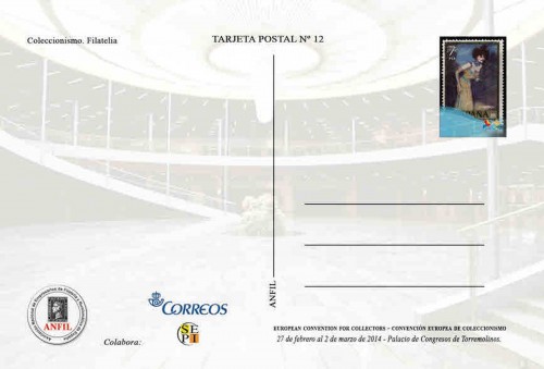 Torremolinos. 2014. ECC 2014. Productos. Tarjeta 12. Filatelia. Reverso. Alta.jpg