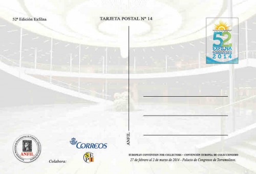 Torremolinos. 2014. ECC 2014. Productos. Tarjeta 14. EXFILNA. Reverso. Alta.jpg