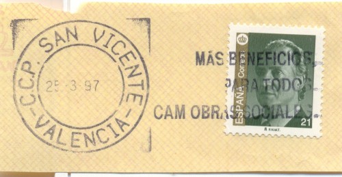 Rodillo 1997 VLC Obra Social CAM CCP San Vicente