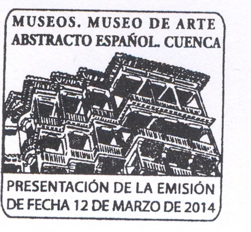 2014-03-12. Museo de Arte Abstracto Español. Cuenca. Presentación. 12-03-2014. Matasellos. Alta.jpg