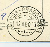 Ávila, CEM AMAVIDA - PRADOSEGAR, 12.AGO.69