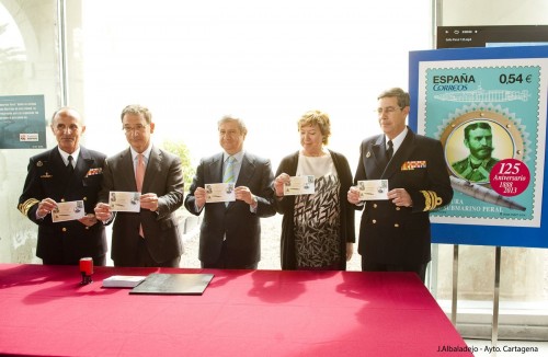2014-02-18. 125 Aniversario de la botadura del submarino Peral (1888-2013). Presentación. 14-03-2014. Cartagena.es. Imagen 08.jpg