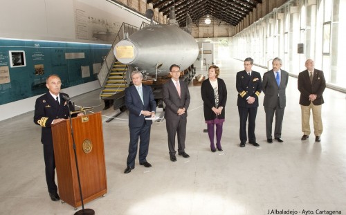2014-02-18. 125 Aniversario de la botadura del submarino Peral (1888-2013). Presentación. 14-03-2014. Cartagena.es. Imagen 04.jpg