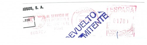 este es de Madrid al servicio de la industria . Es lo unico que se aprecia