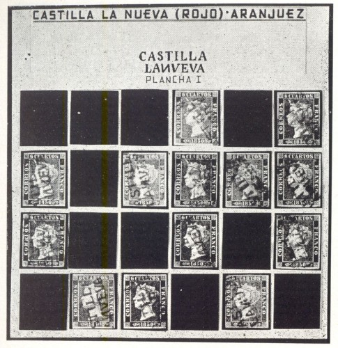 Filatelia Cosmos. Remate 50. Lote 816. Número 1A. Plancha I. Intento. Marca prefilatélica de Aranjuez. Baja.jpg