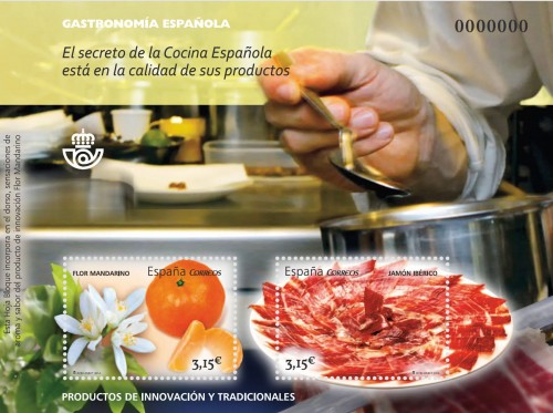 2014-04-24. Gastronomía 2014. Mandarino y jamón. Boceto. Alta.jpg