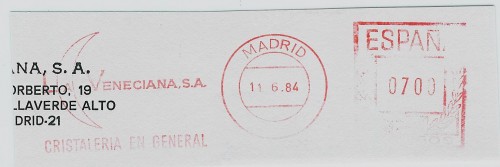 de Madrid la Veneciana cristaleria