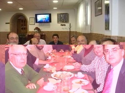Como le gusta a Torreana empezaremos de izquierdas, Fardutti, Torreana, Negami, Maca, Laura ( mi mujer), Jose Luis, Xavier, Mendoza, Ximo 2. En la siguiente salgo yo.