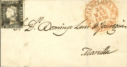 Pamplona a Marcilla 1850