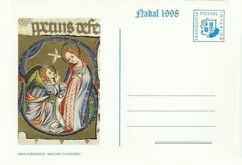 Andorra. Franquicia postal interior. Nadal 1998.jpg