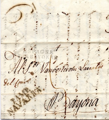Pamplona a Bayona 1819