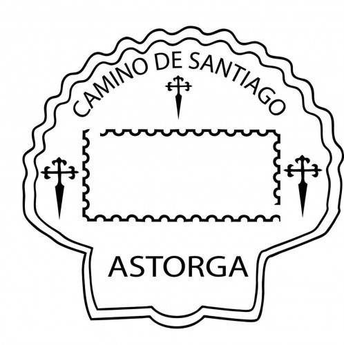 2014-05. Matasellos túristico. Camino de Santiago. Astorga. Alta.jpg