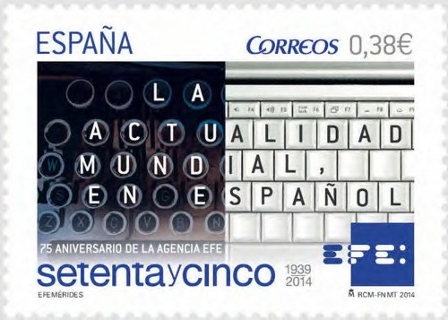 2014-06-27. Efemérides. 75 Aniversario de la Agencia EFE. Boceto. Alta.jpg
