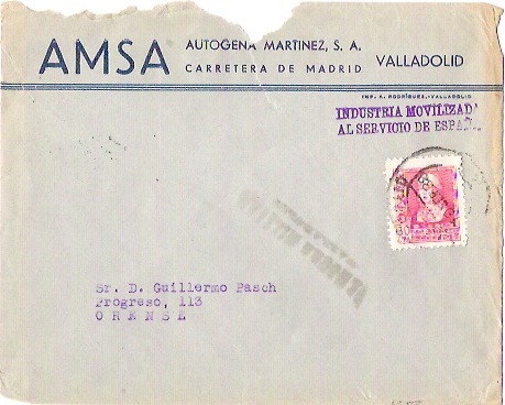 Valladolid/Orense.16.Sep.1938