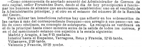 La Vanguardia. 1884-07-01. Página 3 (4359). Buzón de alcance en Barcelona. Detalle. Alta.jpg
