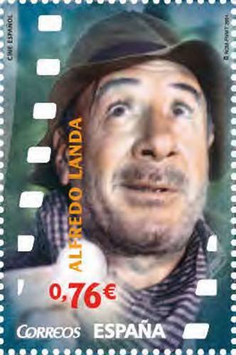 2014-07-11. Cine español. Manolo Escobar, Sara Montiel y Alfredo Landa. Boceto. Alfredo Landa. Baja.jpg