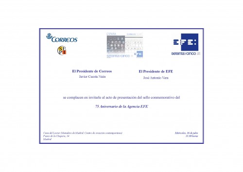 2014-06-27. Efemérides. 75 Aniversario de la Agencia EFE. Presentación. 2014-07-16. Real.jpg