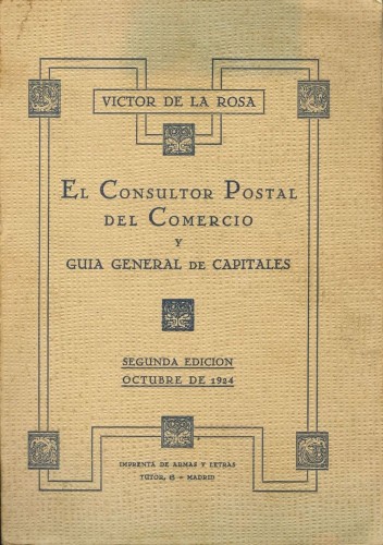 El Consultor Postal de Comercio. 2.ª edición. Octubre de 1924. Baja.jpg