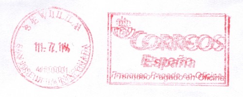 FPO. AF-107. Sevilla. San Jose de la Rinconada. 4130001. Roja. 2014-07-11.jpg