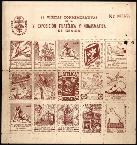Exposición Filatélica y Numismática de Gracia.- 1954.jpg