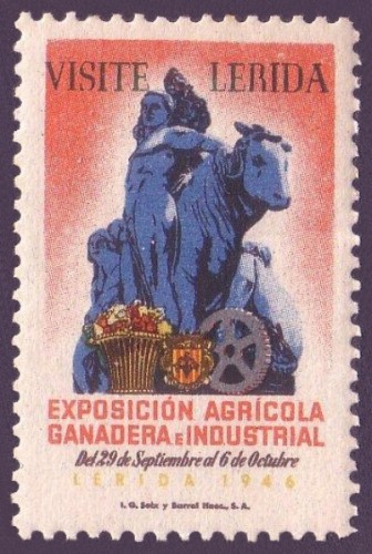 Lérida, 1946, Exposición Agrícola, Ganadera e Industrial