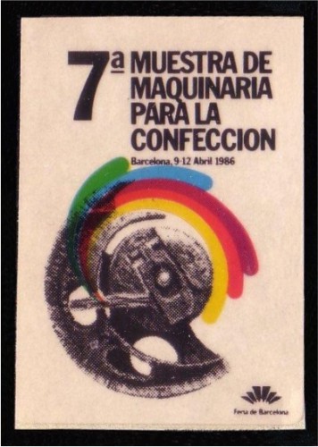 Feria de Muestra de Maquinaria para la confección, Barcelona, 1986