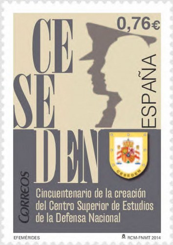 2014-09-10. Cincuentenario de la Creación del Centro Superior de Estudios de la Defensa Nacional (CESEDEN). Boceto. B1M1. Baja.jpg
