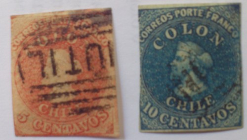 Estos creo que son de los primeros de Chile con plancha inglesa. El azul tiene mucha más calidad de imagen que el rojo.