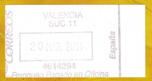 FPO. AF-103. Valencia. Suc 11. 4614294. Etiqueta. 2014-03-20.jpg