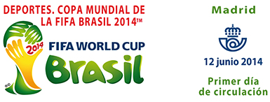 2014-06-12. Copa Mundial  FIFA Brasil. Matasellos de primer día.jpg