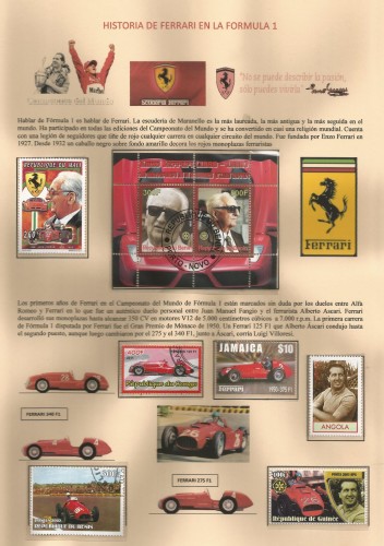 primera de las páginas de la historia de ferrari hasta la fecha