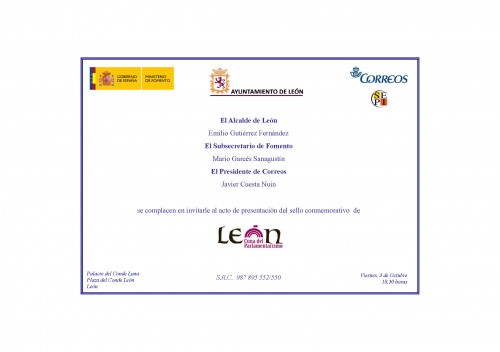 2014-10-01. León, Cuna del Parlamentarismo. León. Presentación. 03-10-2014.jpg