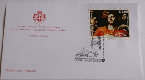 Sobre de primer día SMOM EL GRECO 2014 - 1.jpg