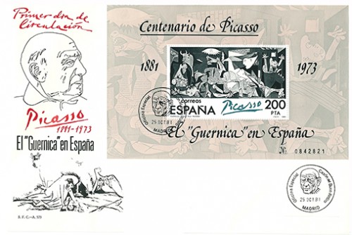 ESPAÑA 1981 SPD MADRID GUERNICA PICASSO.jpg