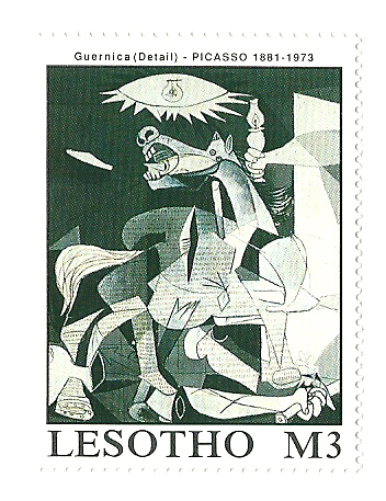 LESOTHO 1988 GUERNICA PICASSO.jpg