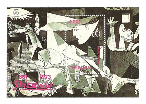 TANZANIA 1993 GUERNICA PICASSO.jpg