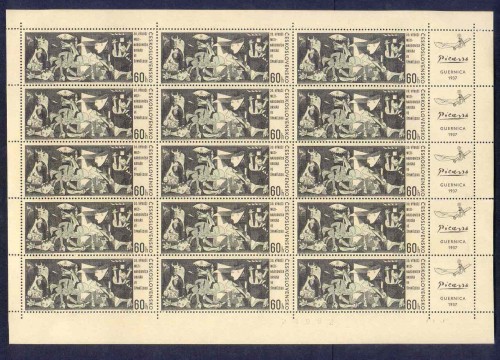 PICASSO 19 (Hoja Completa Guernica Checoslovaquia).jpg
