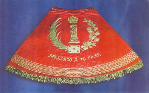 Correos. Manto de la Virgen del Pilar. Patrona de Correos. Anverso. Baja.jpg