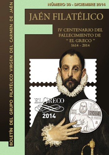PORTADA JAÉN FILATÉLICO DICIEMBRE 2014.jpg