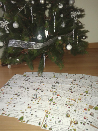 parte de las cartas del año anterior