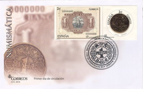 2014-11-04. Numismática. Presentación. 2014-11-04. Sobre matasellado. Baja.jpg