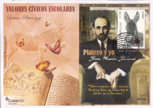 2014-11-07. Valores Cívicos Escolares. Lectura. Platero y yo. Presentación. 2014-11-12. Sobre matasellado. Baja.jpg