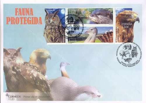2014-10-20. Fauna protegida. Presentación. 2014-11-13. Sobre matasellado. Baja.jpg