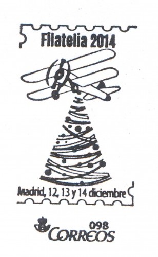 Madrid. 2014-12-12 al 14. Feria Navidad 2014. Matasellos. Baja.jpg