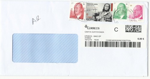Etiqueta térmica Mahón certificado
