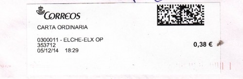 Tarjeta térmica Elche