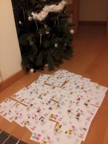 Postales de Navidad de javivi para el bombardeo 2014