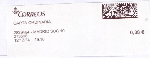 Etiqueta térmica digital. 2829494 - Madrid Suc 10. 273508. Carta ordinaria. 0,38. 2014-12-12. 19.10..jpg