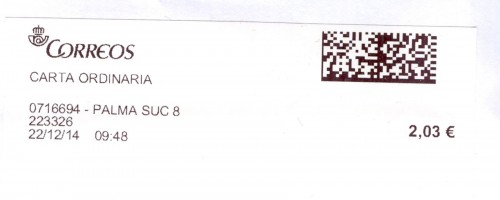 Etiqueta térmica digital. 0716694 - Palma Suc 8. 223326. Carta ordinaria. 2,03. 2014-12-22. 09.48. Baja.jpg