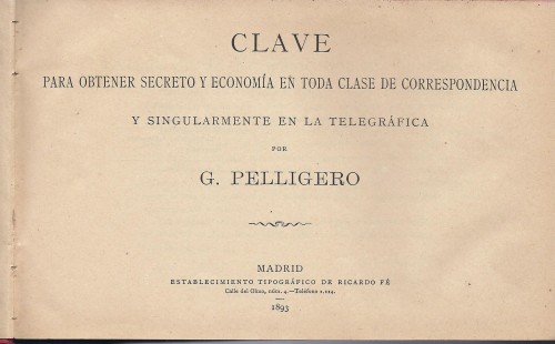 Clave para obtener secreto... correspondencia. G. Pelligero. 1893. Baja.jpg